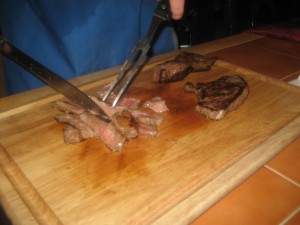 Slicing Steak 5