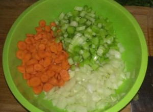 cut vegetables